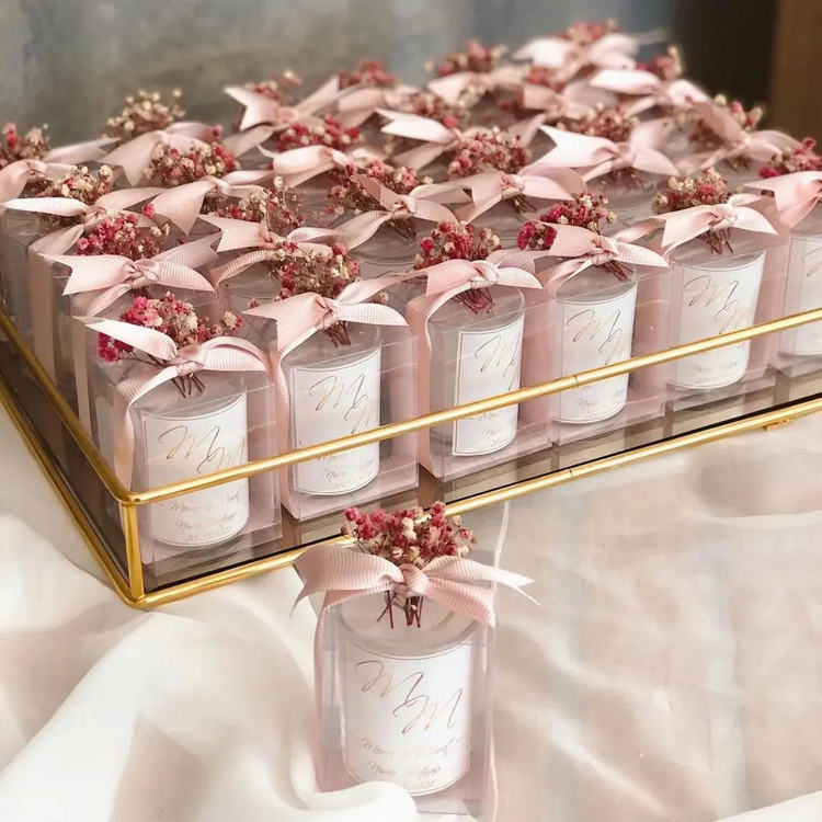 Luxury Scented Candles Personalized Custom Wedding Party Candle Favors Wedding Candle Gifts