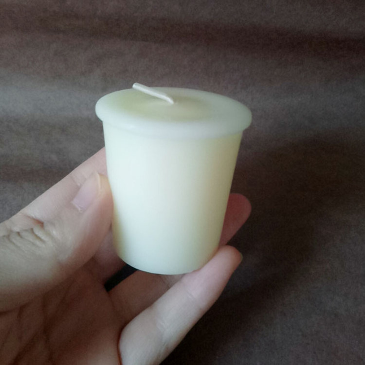 White Ivory Paraffin Wax Vanilla Scented Yankee Votive Candles