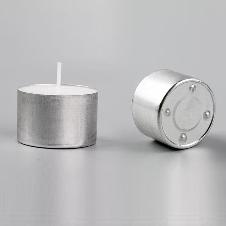 23g white unscented smokeless tealight tea light holder/cup candle 8 hours burning time