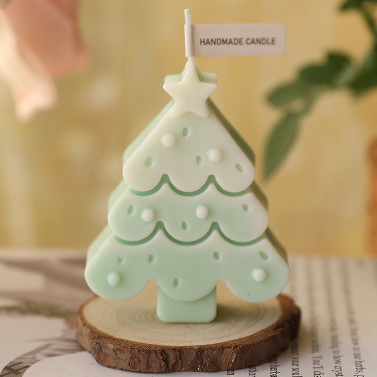 Merry Christmas Use Home Decoration Gifts Christmas Tree Candles