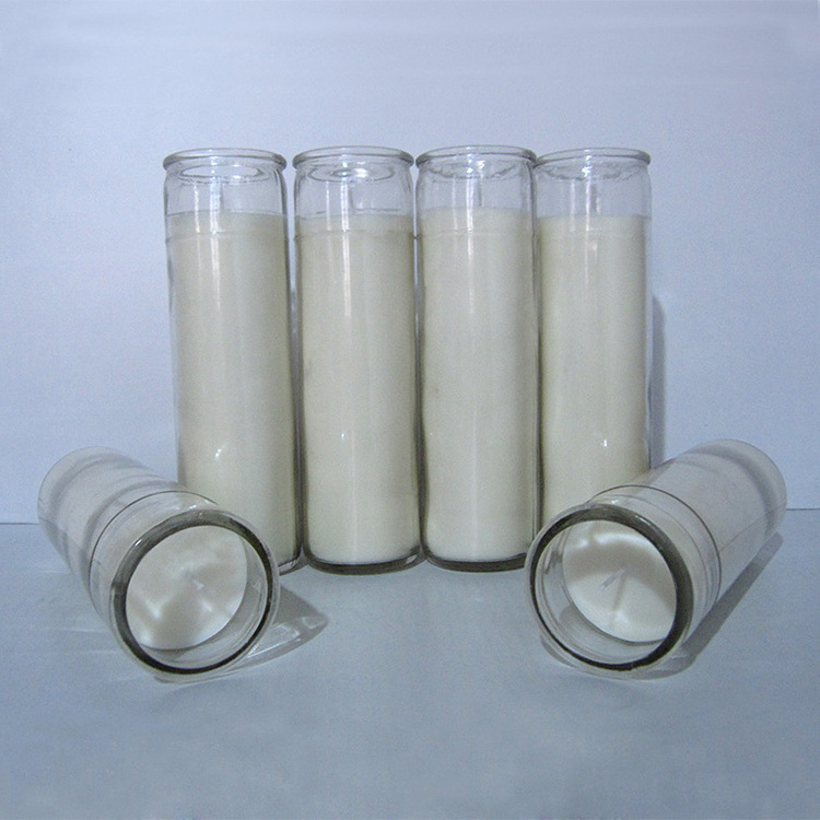 Wholesale 7 Day Candles Natural Wax White and Color Religious