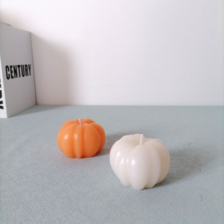 Halloween Pumpkin Shaped Candle