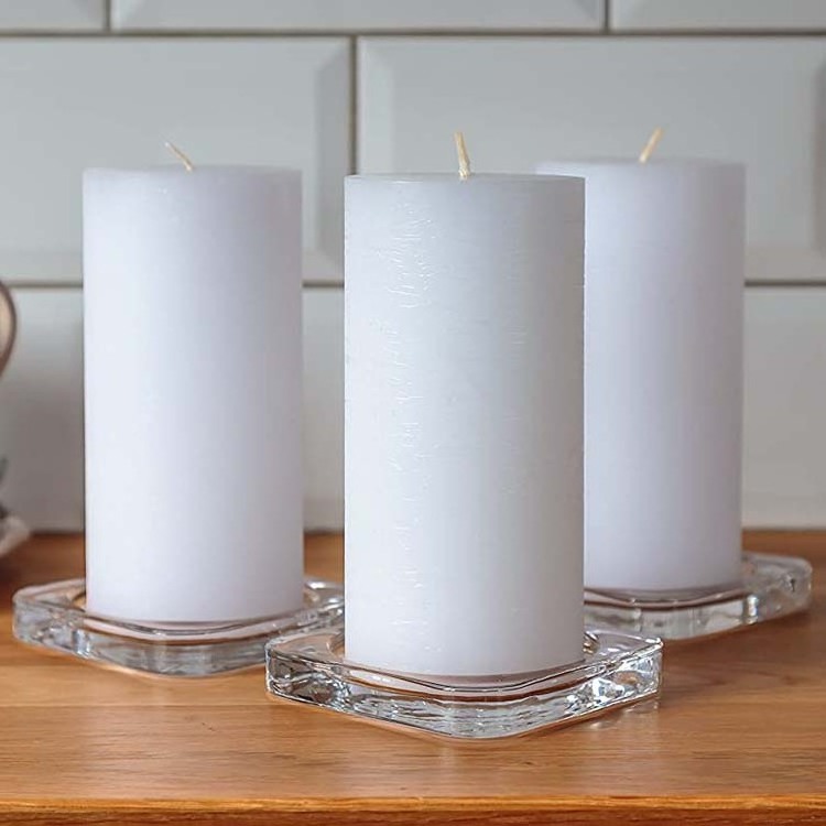 wholesale unscen white big large size pillar candle for church wedding home decoration