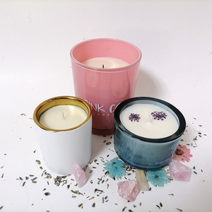 Wholesale private label refillable luxury scented Candles with luxury customized box