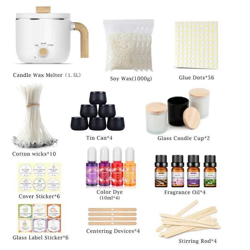 Create Your Own Candle Diy Candle Making Kit For Adult Candle Supplie Kit Diy Full Beginners Set