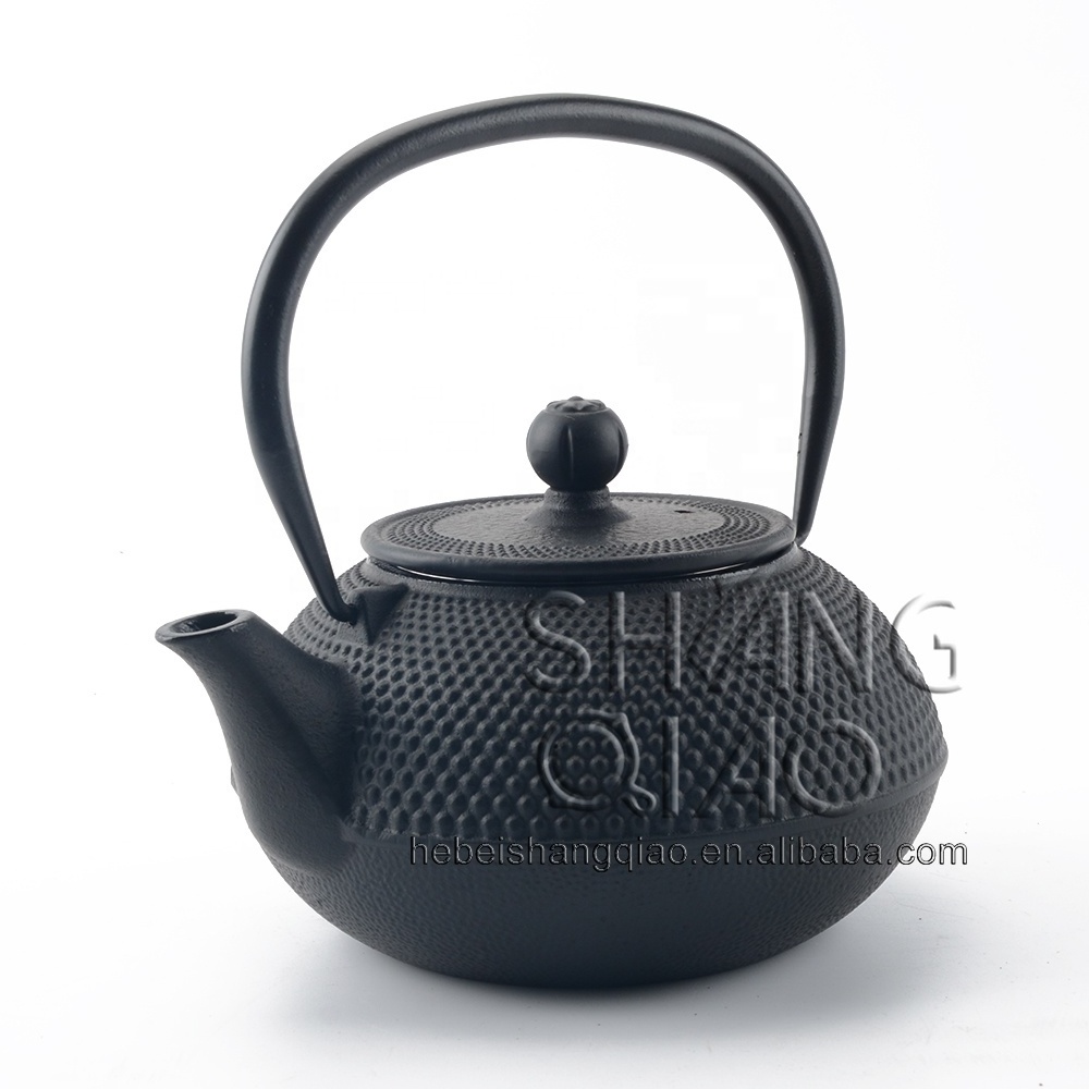 Cast Iron Teapot, 0.9L Japanese Teapot Stovetop Tea Pot, Cast Iron Tea Kettle with Infuser/Strainer