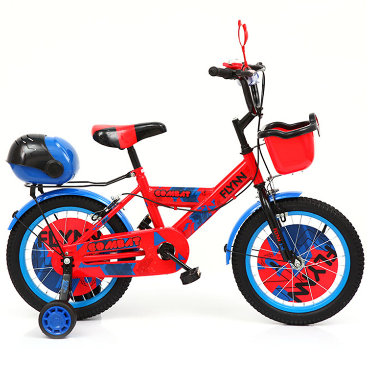 children carbon steel frame kids bike for 3-10 years boy training wheels children bike with basket