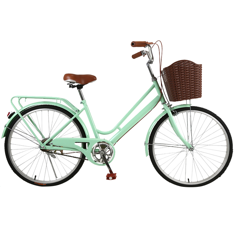 ladies bike with basket cheap old style city bike wholesale fashional 20 24 inches women city bicycle Utility Bicycle