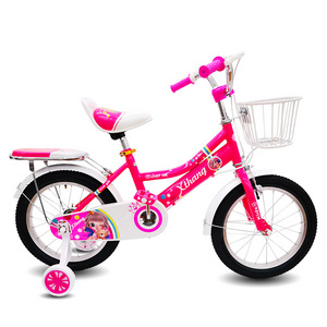 Mini/Little Children/Kids/Child/Princess 12 14 16 18 inch  Inch OEM Toys Kid Bike with and side wheels Basket for Girl and Boy