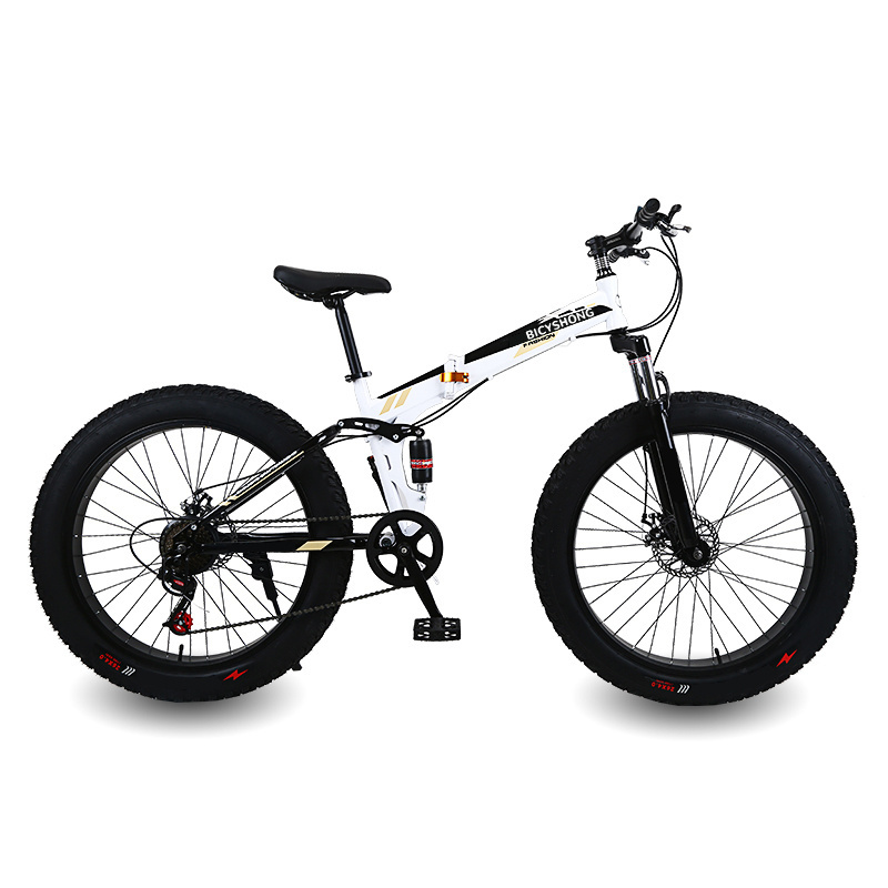 bicicleta mountain bike aluminum alloy mountain bike 26 inch bicycle mountain folding  bike full suspension