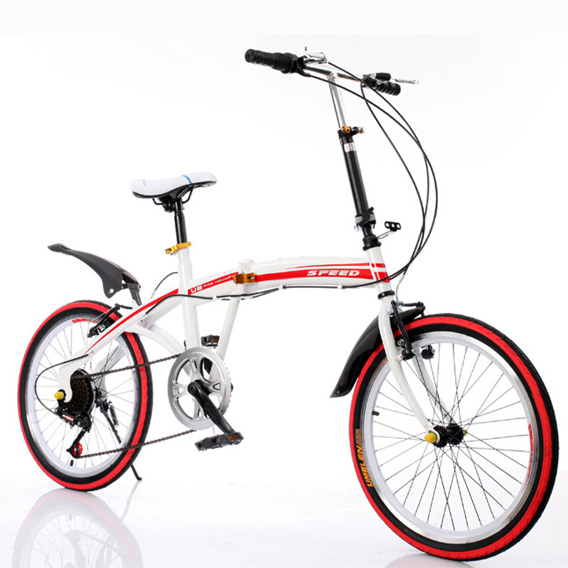 16Inch 20inch Carbon Steel Frame Small Folding Bicycle Bmx Ein Fahrrad Cheap Adults Foldable City Cycle Bike Small Folding Bike