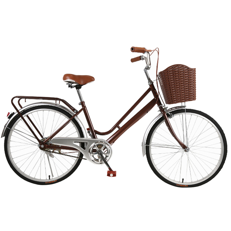 ladies bike with basket cheap old style city bike wholesale fashional 20 24 inches women city bicycle Utility Bicycle