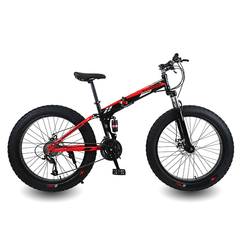 bicicleta mountain bike aluminum alloy mountain bike 26 inch bicycle mountain folding  bike full suspension