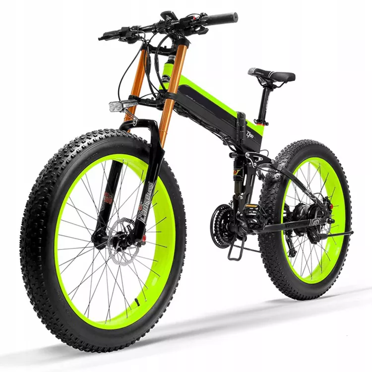 Ebike frame folding electric bike 48v 1000w Bafang brushless motor 17.5Ah full suspension fat tire ebike with bafang motor mtb