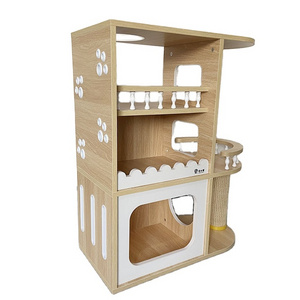 Wholesale ECO friendly Fashion Huge Cat toy for Pet Playing Sleeping Gazebos Pet Nest Cat Dog Bed house Cat Tree