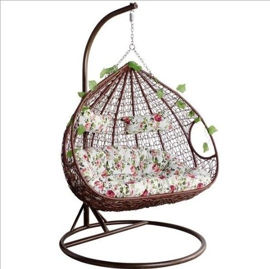 Outdoor leisure hanging basket wicker chair hanging chair swing bird's nest balcony cradle chair indoor and outdoor lazy hammock