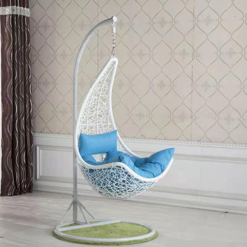 Leisure Wicker Bird Nest/Tear Drop Indoor/Outdoor/Living Room Hammock/Hanging Egg/ Rattan Garden Swing Chair with Cushions