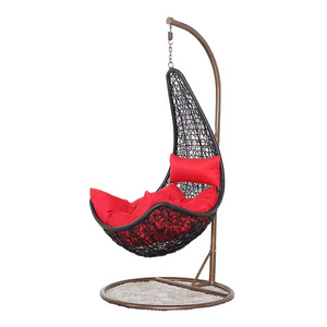 Leisure Wicker Bird Nest/Tear Drop Indoor/Outdoor/Living Room Hammock/Hanging Egg/ Rattan Garden Swing Chair with Cushions