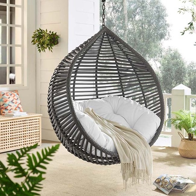 Sensory Garden Swing Chair Outdoor Furniture Patio Swings Hanging Rattan  Chair