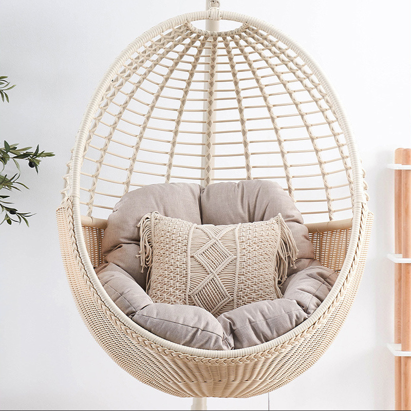 Leisure hanging basket rattan chair indoor swing outdoor balcony lazy rattan hanging chair