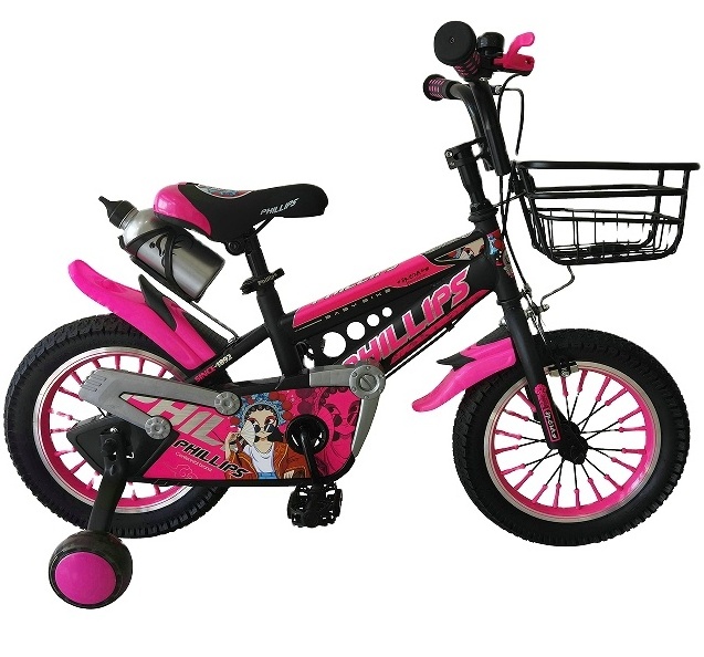 Phillips Kids' Bike Bicycle 12 14 16 inch Mountain Bike for Boys Girls with Training Wheel for Children