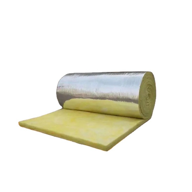 Polish fiberglass roll roof insulation 12kg 10cm 15cm thick insulation  Coefficient 0.039 glass wool