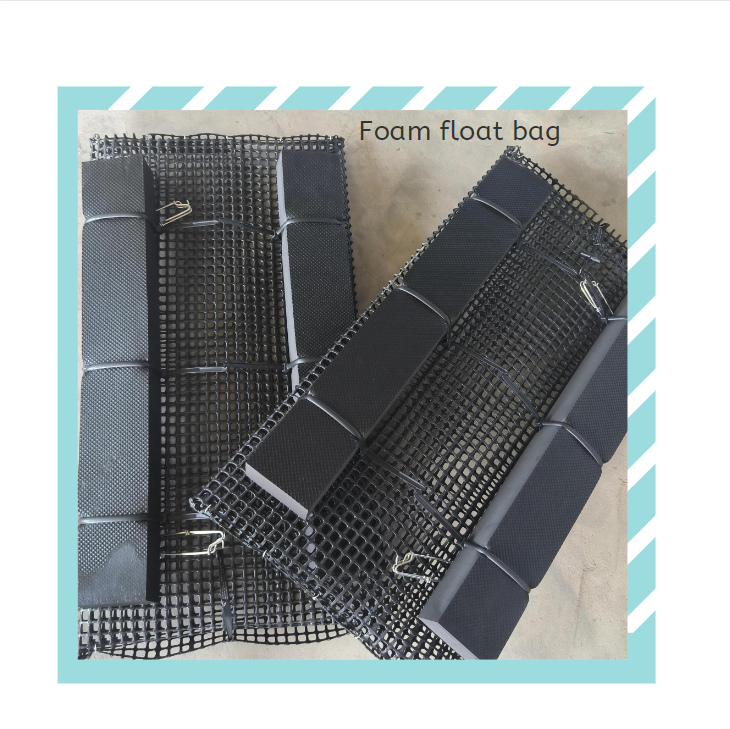 HDPE mesh bag and EVA foam oyster foam float bag hot selling