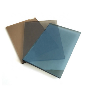 Hot sale 4mm 5mm 6mm 8mm 10mm euro grey tinted glass sheet colored float glass panel for buildings