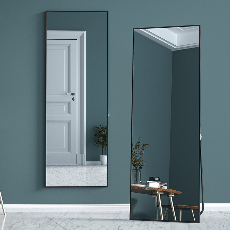 Wholesale high quality Fashion decor framed standing full length wall mirror floor mirrors