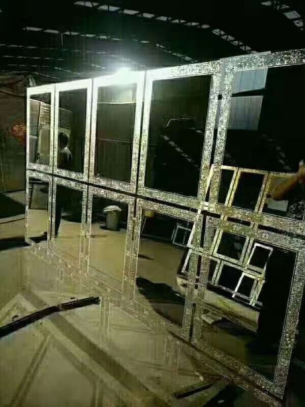 Wholesale high quality mirrors glass sheet dance studio large frameless full wall silver gym mirror