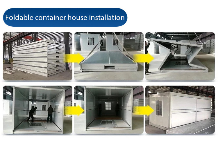 Prefabricated 20f 40f folding expanding granny flat expandable container house home