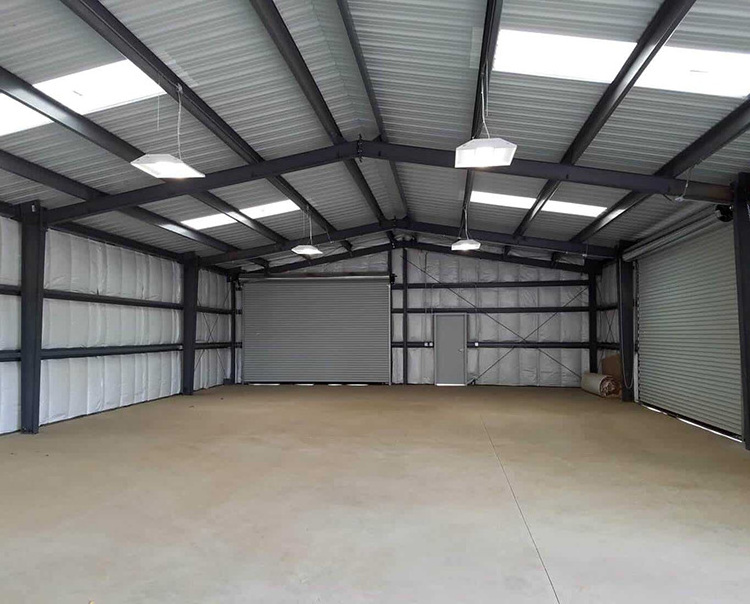 Steel structure warehouse design prefab metal barn building simple warehouse