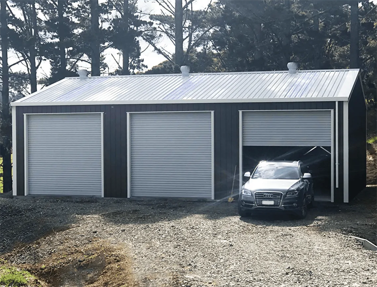 metal 3 car garage steel structure temporary car shelter Cheap car garage Shelter for sale