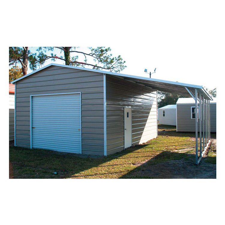 metal 3 car garage steel structure temporary car shelter Cheap car garage Shelter for sale