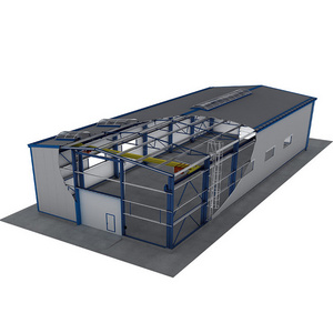 Charpente metallique en kit/hangar mtallique Metal workshop building  shed prefab garage workshop