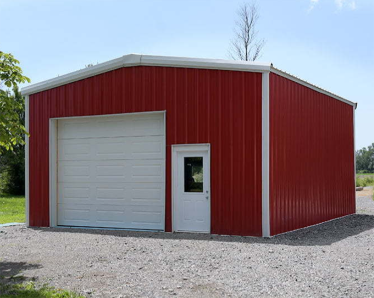 Prefabricated steel shed modular hangar metal portable storage shed modern steel warehouse prefabricated