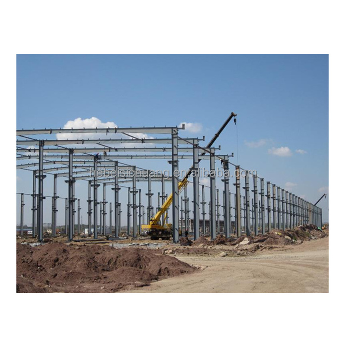 Modern prefab building steel structure warehouse construction prefabricated steel structure aircraft hangar price