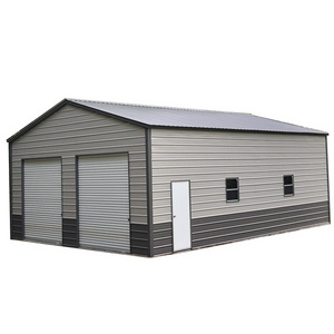 Low price 2 car garage shelter metal garage storage shed prefab steel warehouse garages