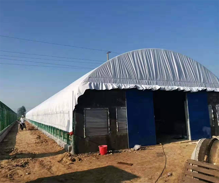 High quality prefab steel frame fabric livestock animal cattle cow horse sheep shelter shed tent for sale