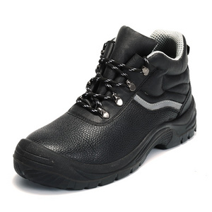 good quality Safety Boots Work Shoes Black Waterproof Leather Work Boots Steel Toe Safety Shoes manufacturers