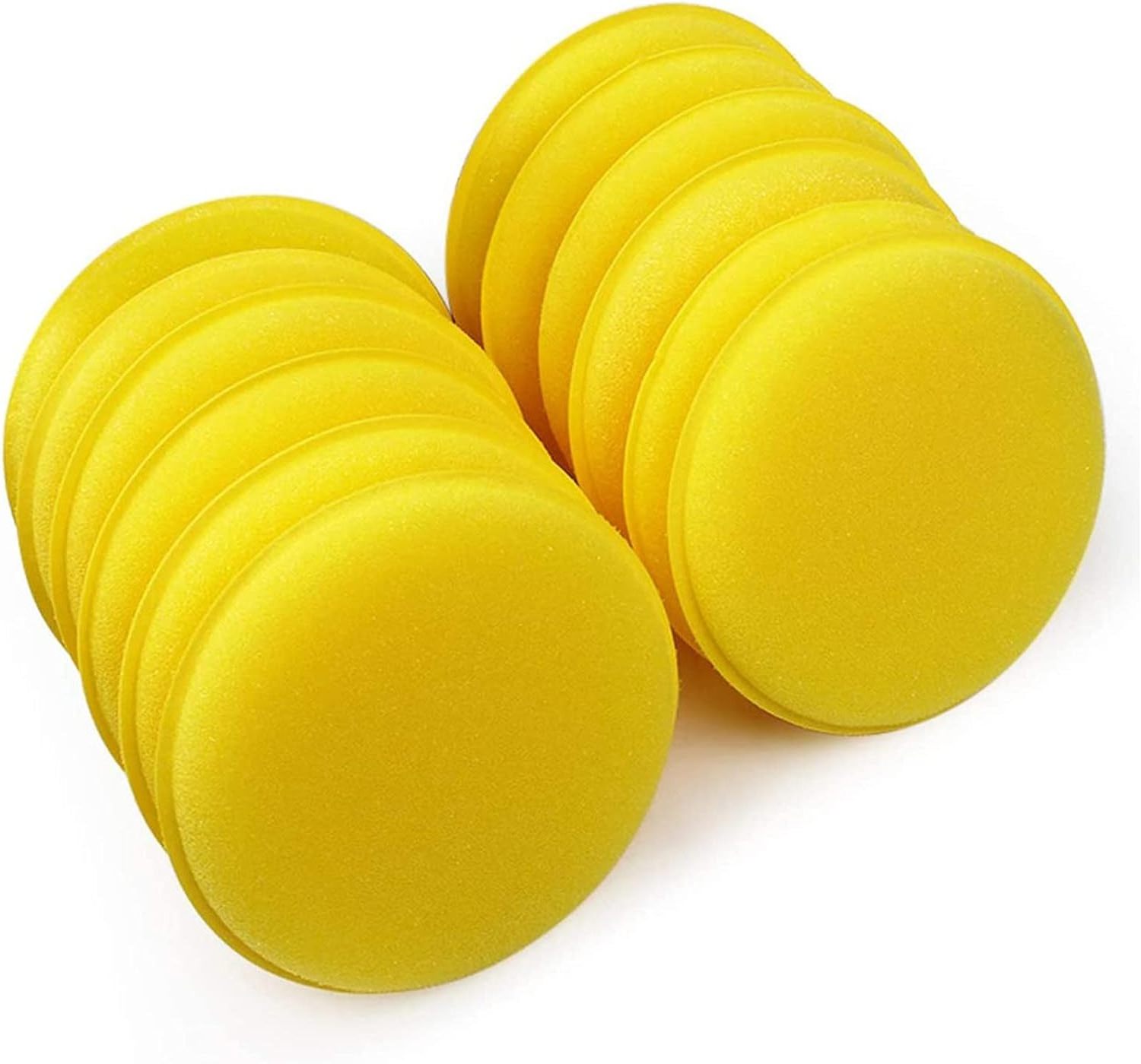 Best Selling Hot Briquetting Round Car Polish Pad Wax Applicator Sponge