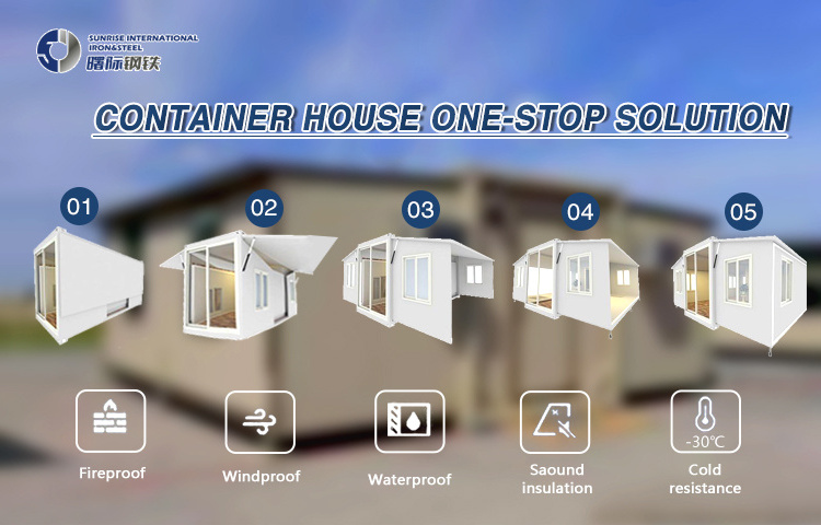 Prefabricated dome house eps homes extended expandable container house container home with storage tropical prefab house