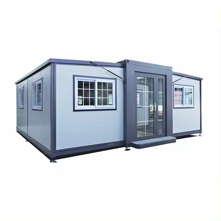 Price expandable container house grey color 3 bedroom container house made in china hydraulic