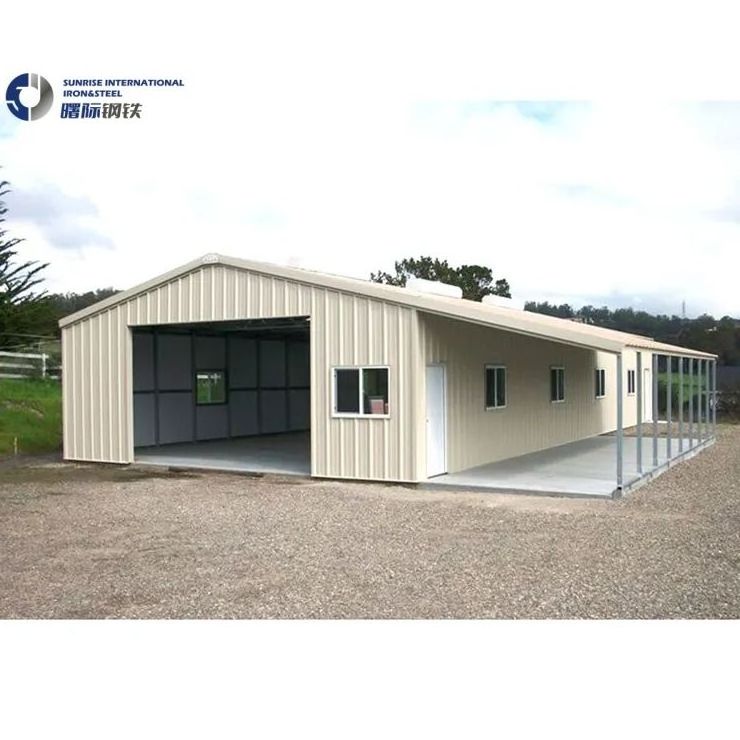 Prefabricated steel structure building steel roofing truss warehouse manufacturers workshop building sections frame warehouse