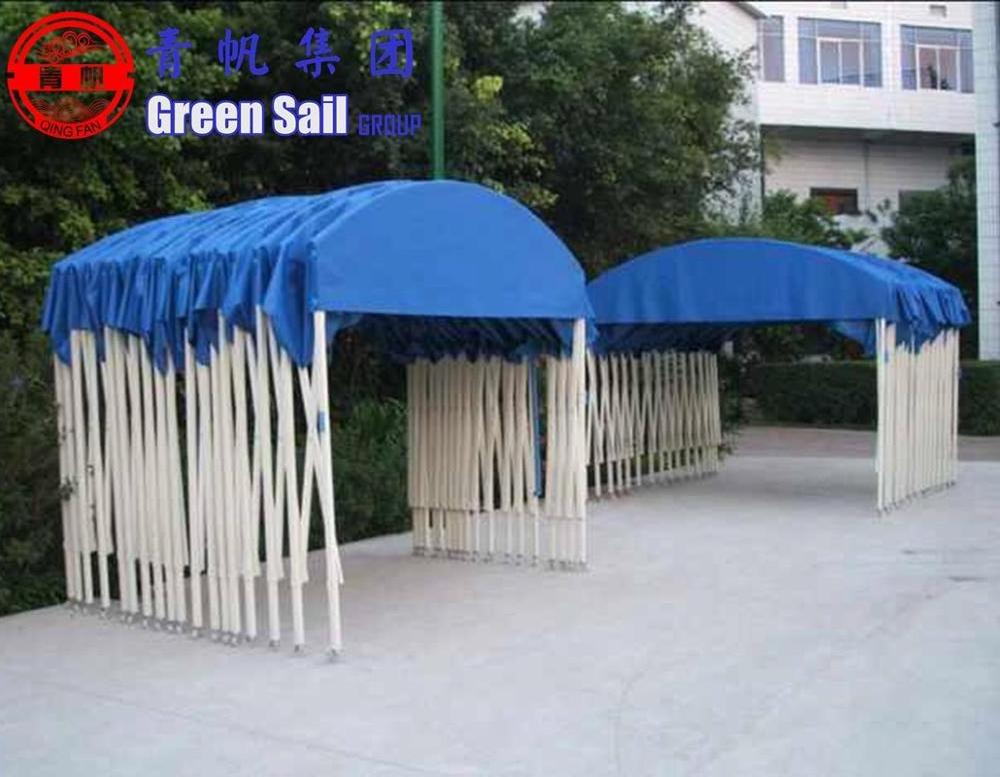 folding Anti-rain PVC Coated Tarpaulin Car Sunshade Shelter for Canopy Tent