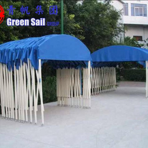 folding Anti-rain PVC Coated Tarpaulin Car Sunshade Shelter for Canopy Tent