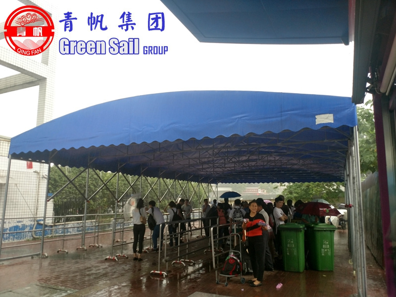 folding Anti-rain PVC Coated Tarpaulin Car Sunshade Shelter for Canopy Tent