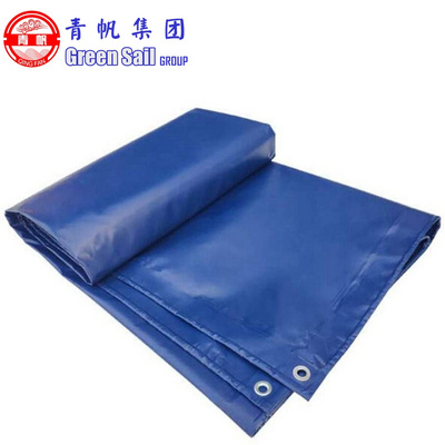 PVC Coated Tarp Cover Camping Tarp Heavy Duty Waterproof 14 mil Tarpaulin