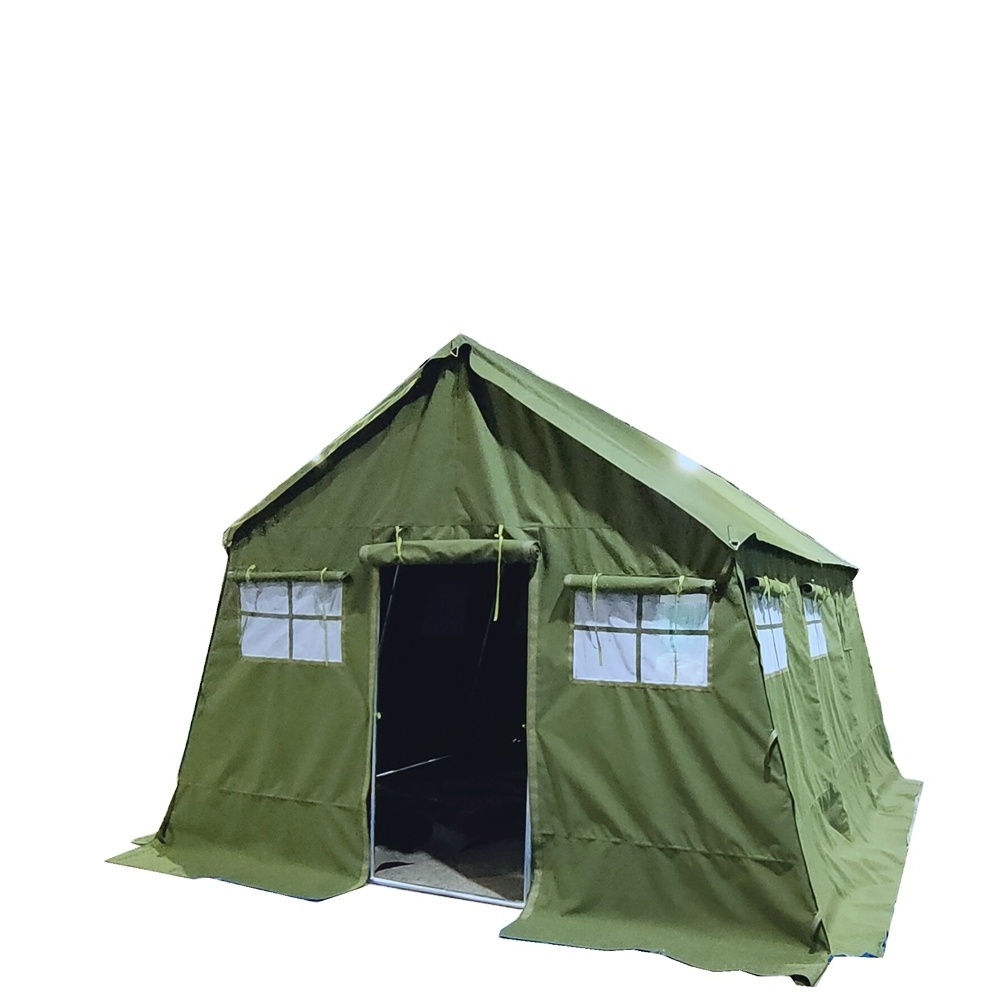 Customized tent anti-wind waterproof outdoor heavy duty camping green canvas tents