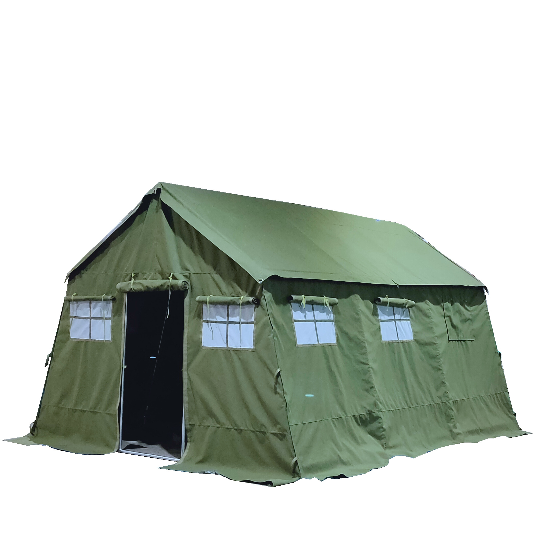 Customized tent anti-wind waterproof outdoor heavy duty camping green canvas tents